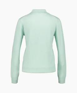 Hot Pullover Polo Longsleeve Groen Dames Truien