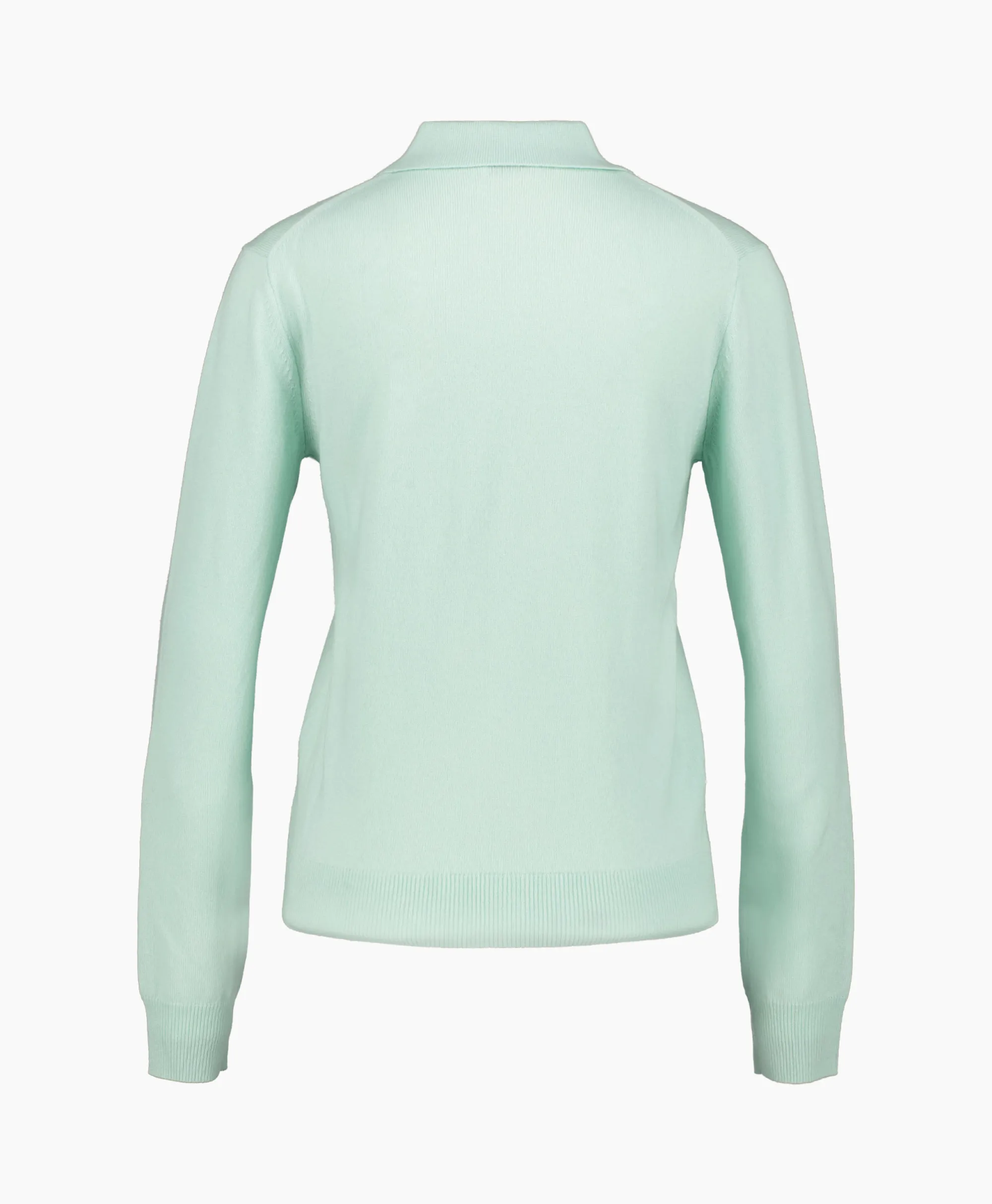 Hot Pullover Polo Longsleeve Groen Dames Truien