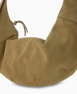 Closed Schouder / Hand Tas Half Moon M Beige*Dames Tassen