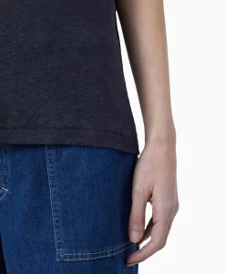 Best T-Shirt Korte Mouw V-Neck Blauw Dames T-Shirts & Tops