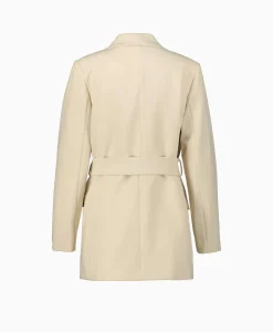 Online Co'Couture Blazer Volacc Belt Bruin Dames Blazers