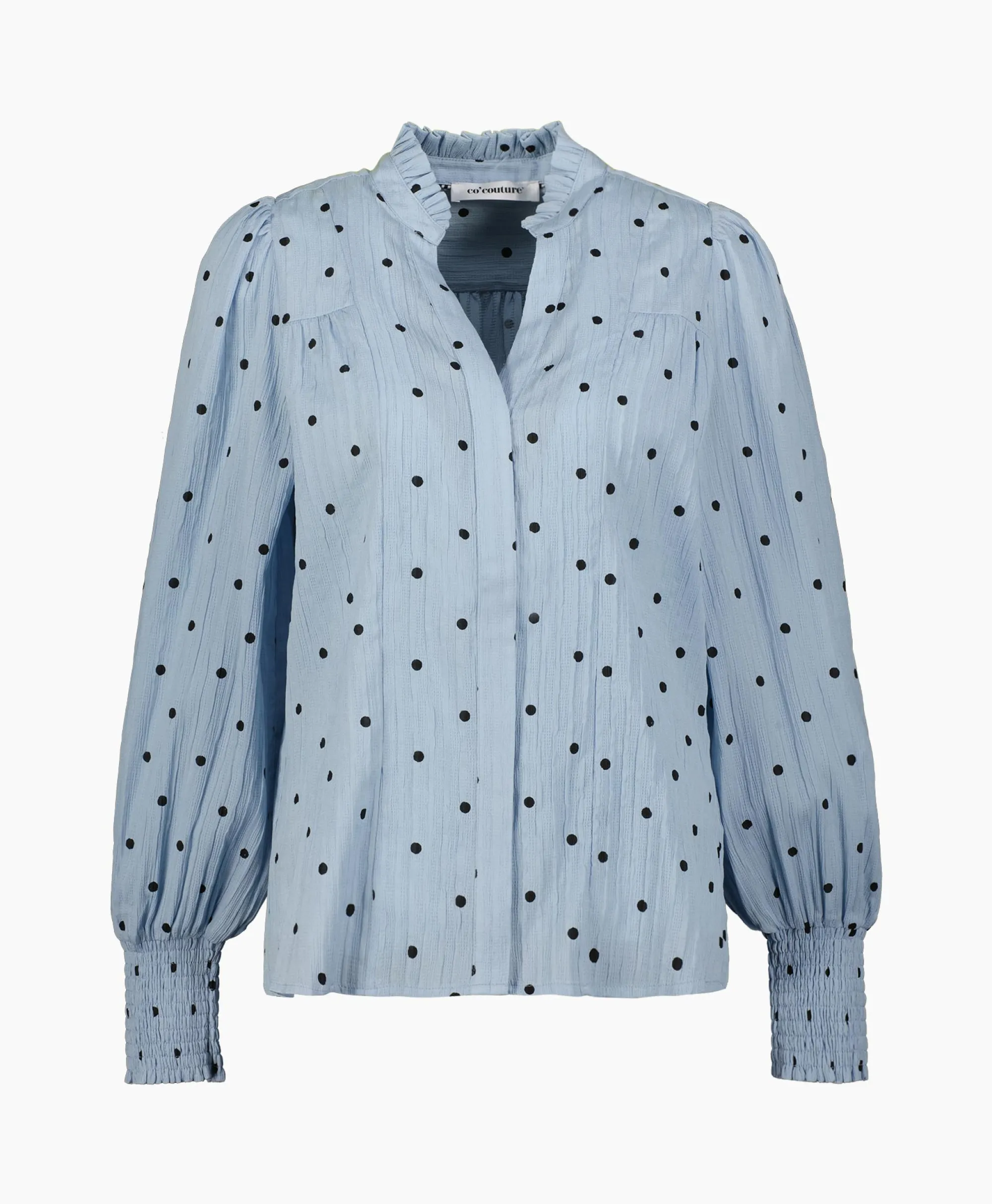 Discount Co'Couture Blouse Dora Dot Blauw Dames Blouses