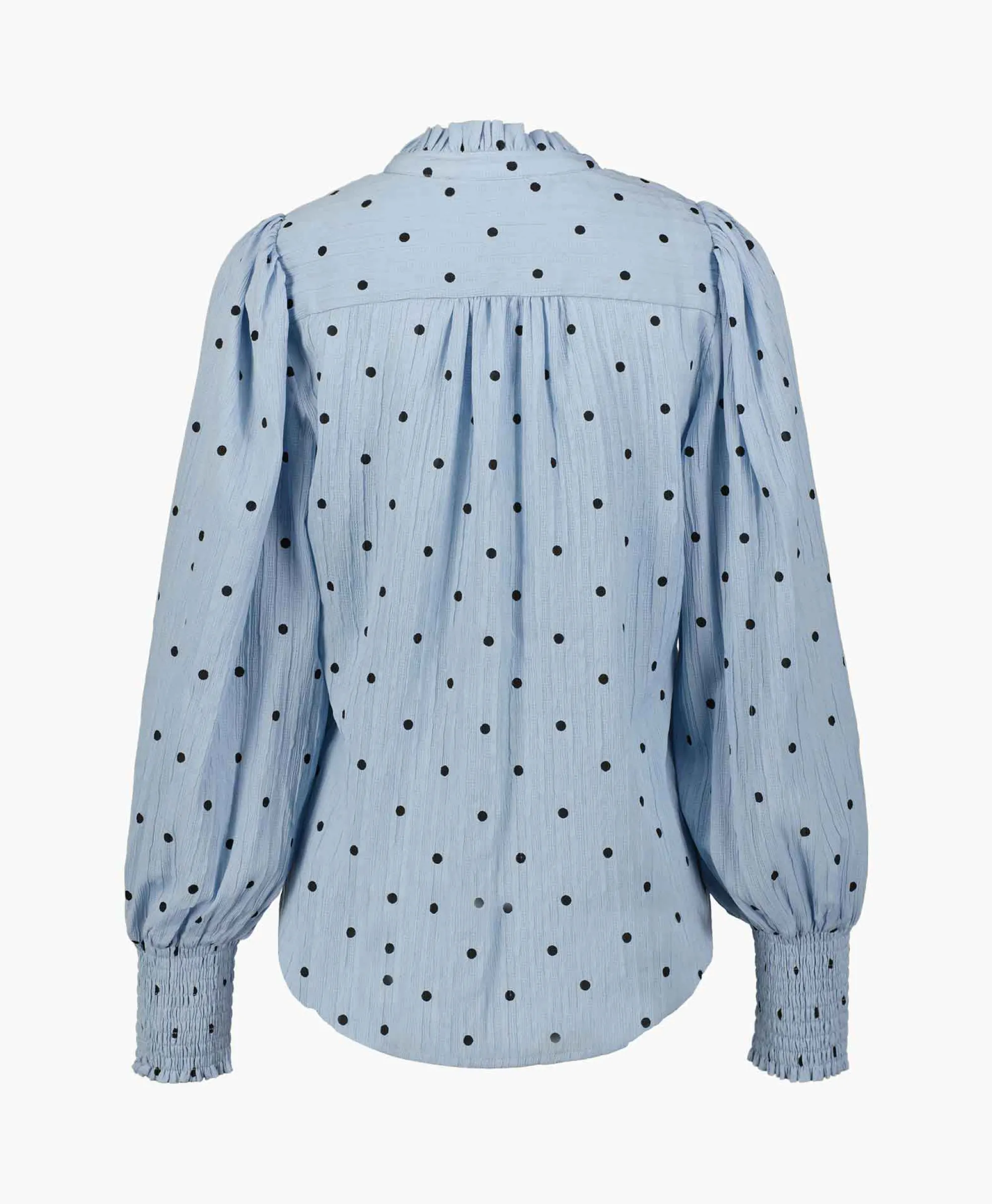 Discount Co'Couture Blouse Dora Dot Blauw Dames Blouses