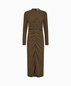 Co'Couture Mini Jurk Nova Bruin Dames Jurken