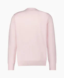 Sale Pullover Cotton Crepe Knit Rose Heren Truien