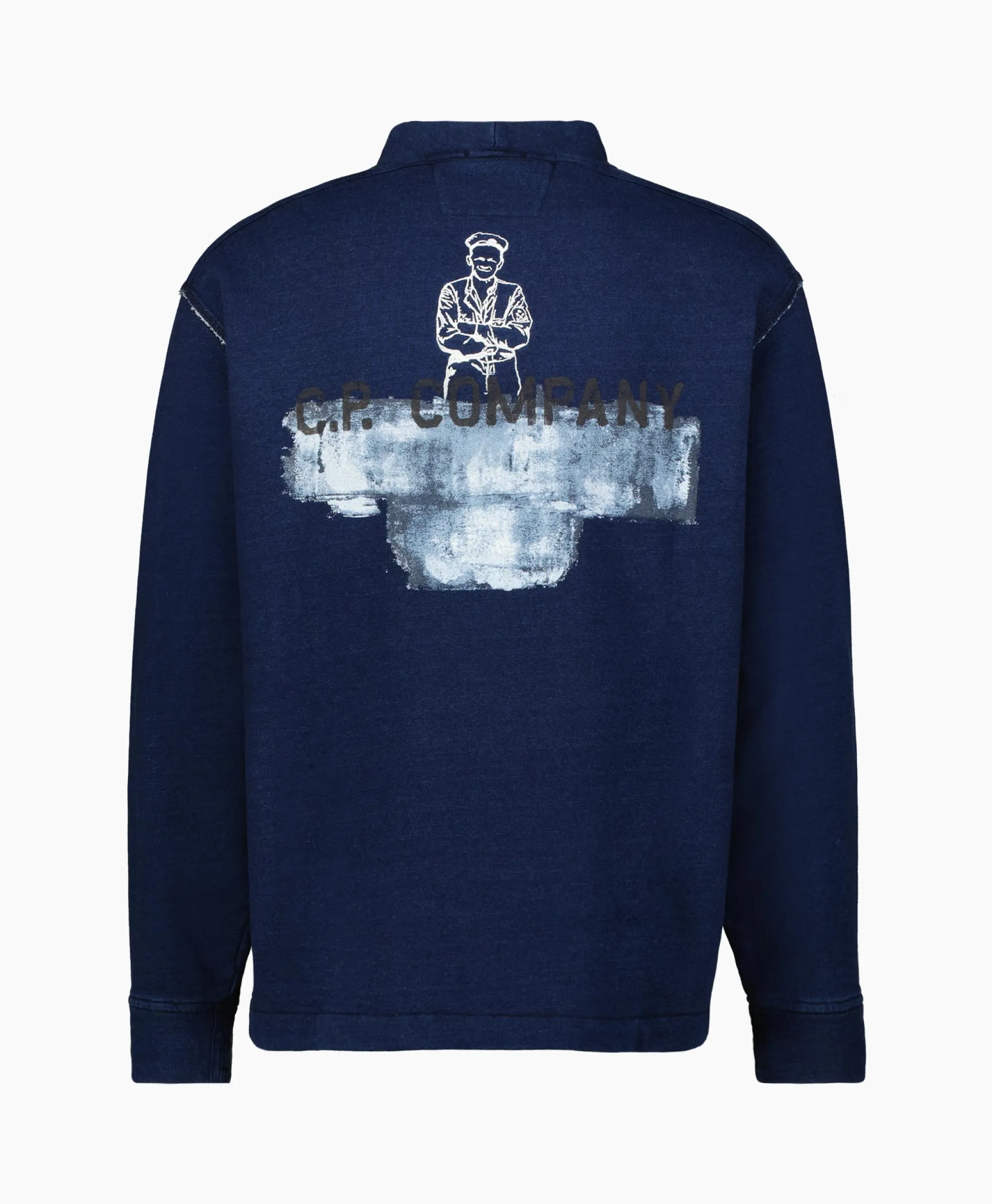 Sale Sweater Indigo Fleece Blauw Heren Truien
