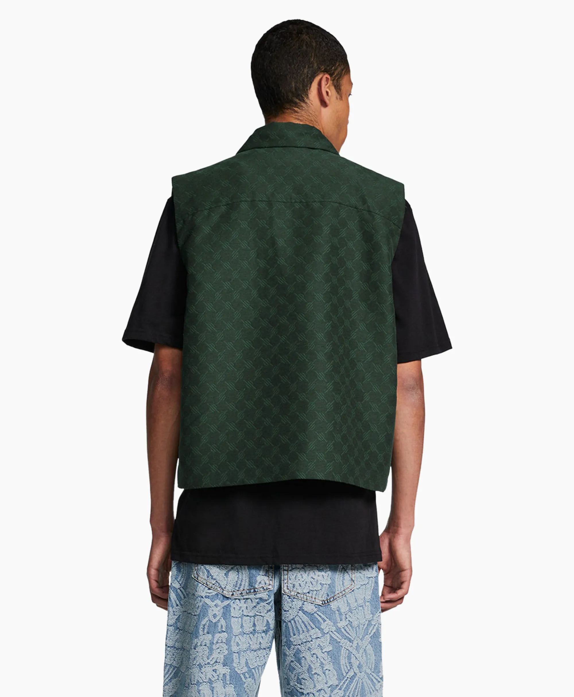 New Bodywarmer Benji Groen Heren Jassen