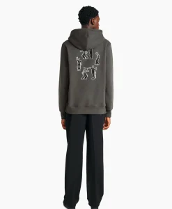 New Hoodie Halim Donker Grijs Heren Truien