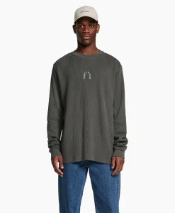 Sale Longsleeve Arabesque Donker Groen Heren T-Shirts