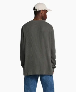 Sale Longsleeve Arabesque Donker Groen Heren T-Shirts