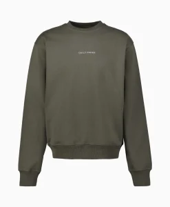 Sale Sweater Shield Donker Groen Heren Truien