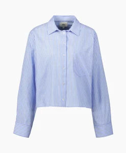 Outlet D'Arc Blouse Benevento Blauw Dames T-Shirts & Tops