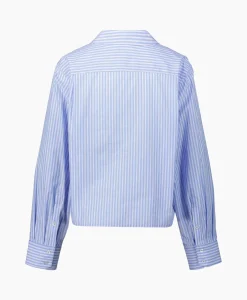 Outlet D'Arc Blouse Benevento Blauw Dames T-Shirts & Tops