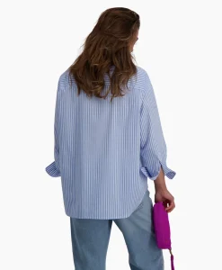 Online D'Arc Blouse Borgomanero Donker Blauw Dames Blouses