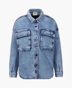 Sale D'Arc Blouse Cunro Licht Blauw Dames Blouses