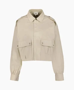 Online D'Arc Jack Busnago Beige Dames Jassen