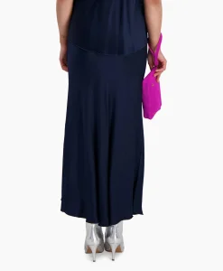 Online D'Arc Midi Rok Padova Blauw Dames Rokken