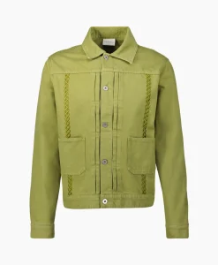 Clearance Jack La Veste Denim Khaki Heren Jassen