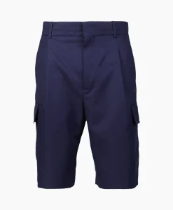 Best Korte Broek Le Short Cargo Laine Donker Blauw Heren Broeken