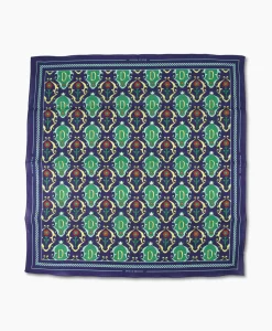 New Sjaal La Foulard Ornements Donker Blauw Heren Sjaals