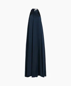 Hot Maxi Jurk Finch Blauw Dames Bruiloftskleding