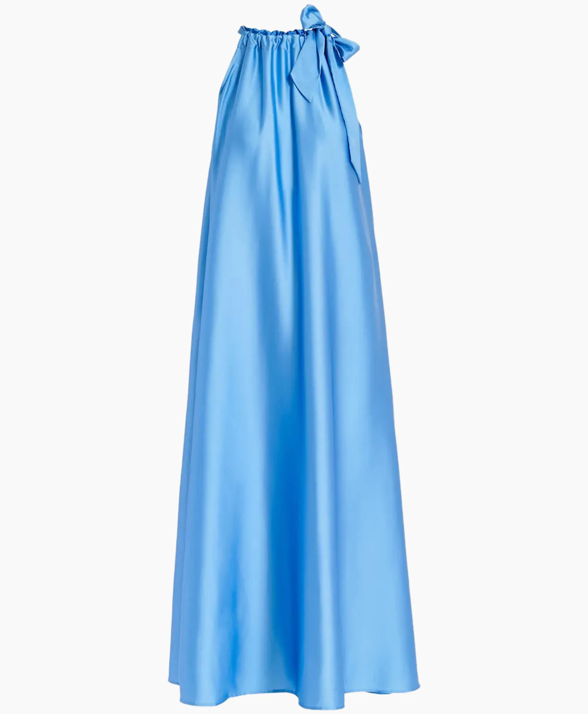 Maxi Jurk Famson Blauw Dames Bruiloftskleding