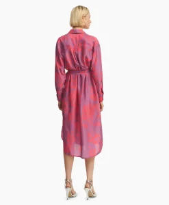 Sale Mini Jurk Foxglove Pink Dames Bruiloftskleding