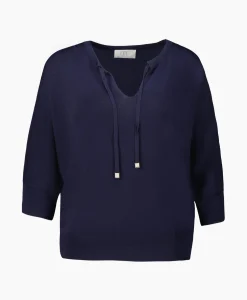 Online Pullover 0/11023 Donker Blauw Dames Truien