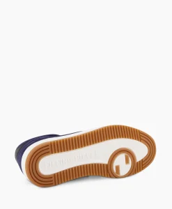 Best Sneaker Low Top Suede Donker Blauw Heren Sneakers