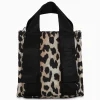 Ganni Crossbody Tas Recycled Tech Mini Tote Bruin*Dames Tassen