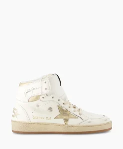 Discount Sneaker Sky Star Nappa Upper Laminated Wit Dames Sneakers