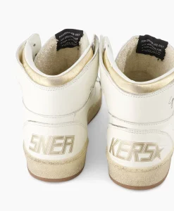 Discount Sneaker Sky Star Nappa Upper Laminated Wit Dames Sneakers