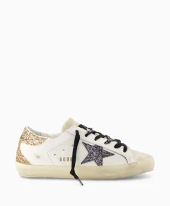 Best Sneaker Super-Star Leather Upper Glitter Star Off White Dames Sneakers