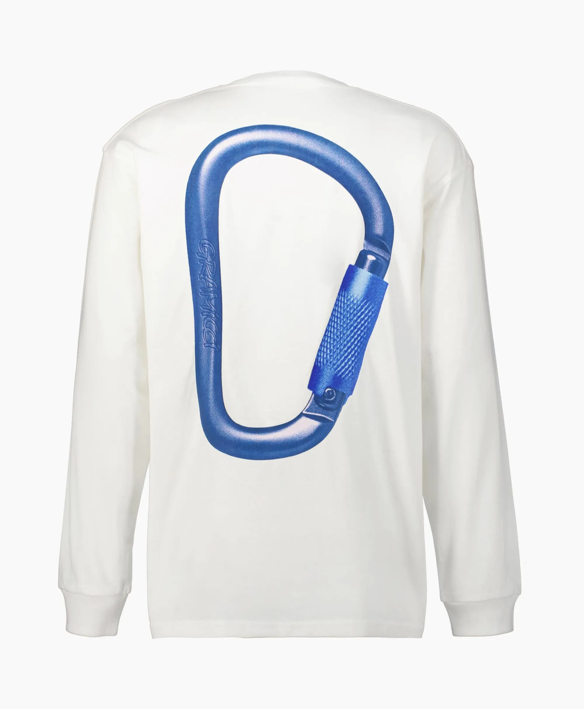 Discount T-Shirt Carabiner L/S Wit Heren T-Shirts