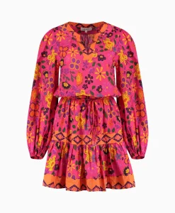 Outlet Harper & Yve Mini Jurk Max-Dr Roze Dames Jurken