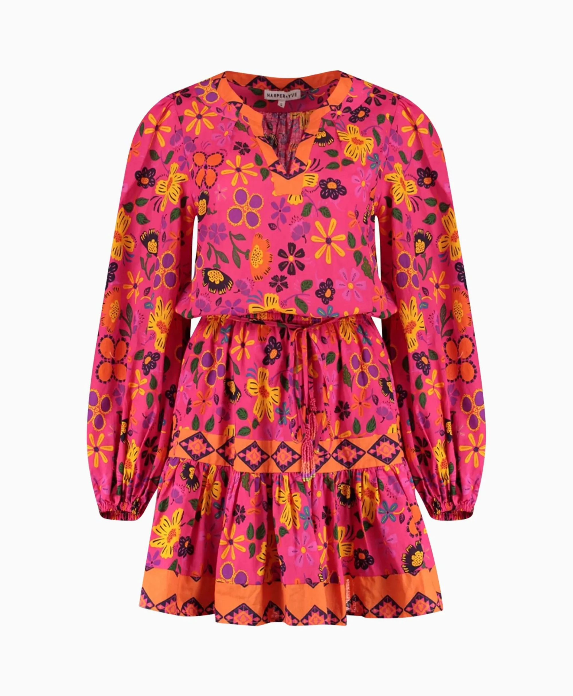 Outlet Harper & Yve Mini Jurk Max-Dr Roze Dames Jurken