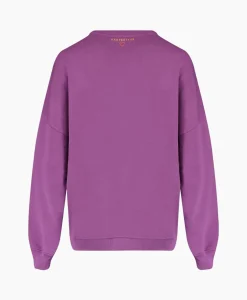 Best Harper & Yve Pullover Logo-Sw Paars Dames Truien