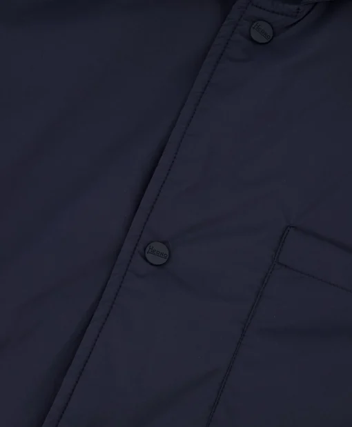 Herno Jack Camicia In Nuage Imbottito E Mag Donker Blauw*Heren Jassen