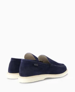 Clearance Loafer Mocassino Donker Blauw Heren Instappers