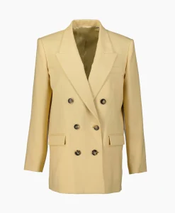Clearance Blazer Nevimea-Gb Beige Dames Blazers