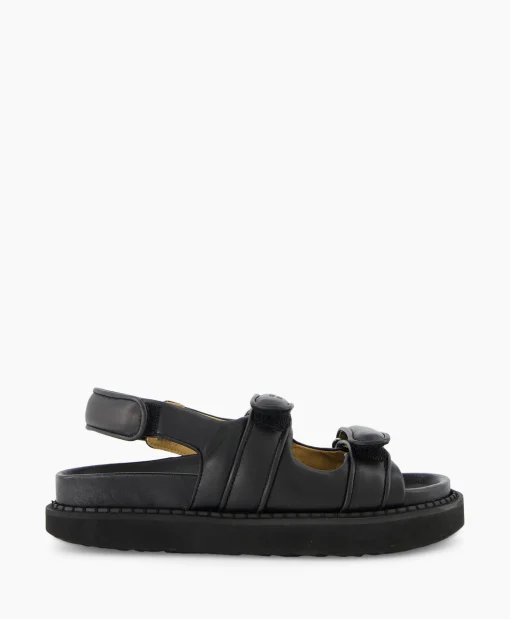 Isabel Marant Sandaal Zonder Hak Madee-Gb Zwart*Dames Sandalen