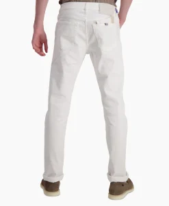 Online Jeans 5 Pkt Slim Fit Bard Wit Heren Broeken