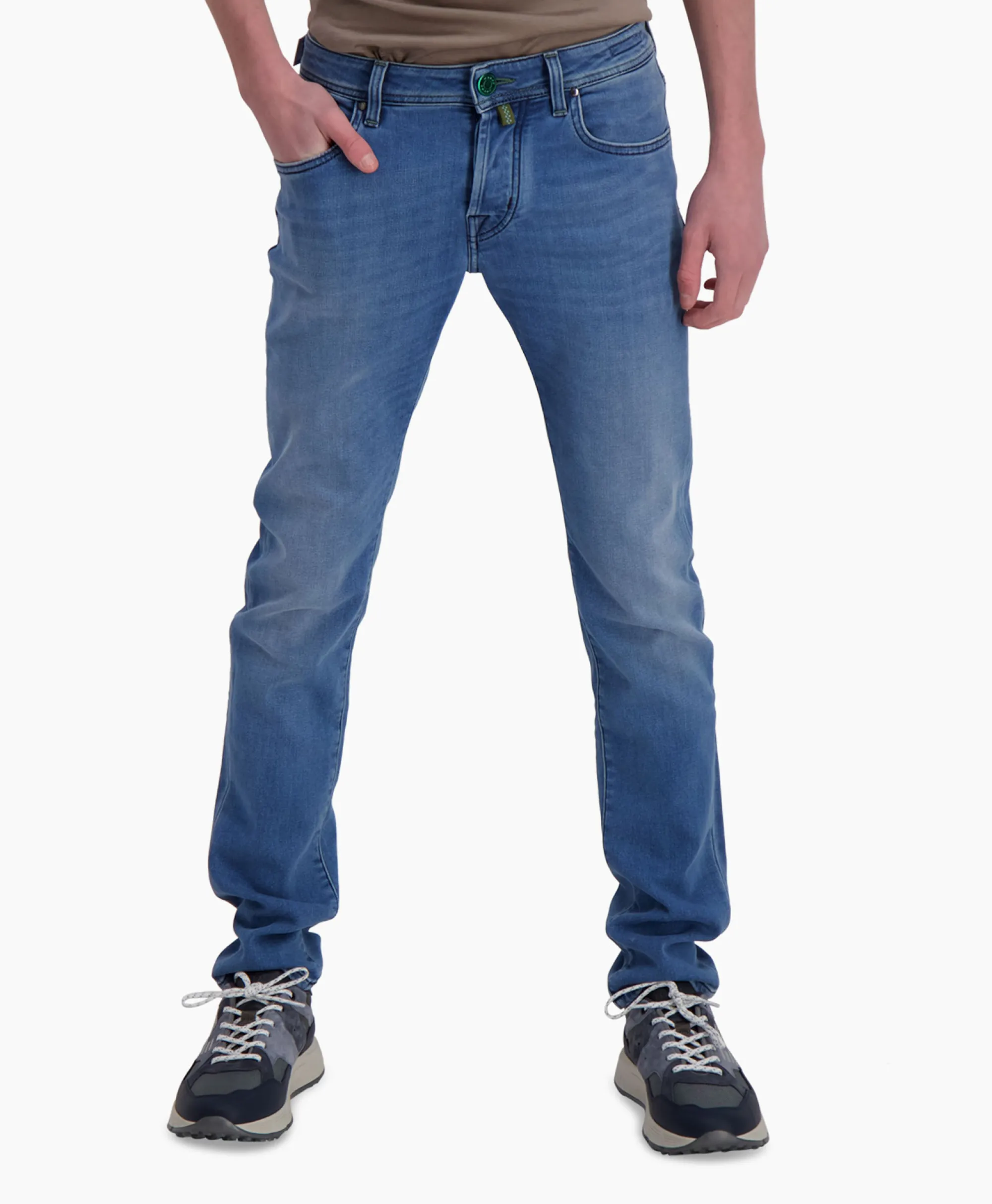 Best Jeans 5 Pkt Super Slim Fit Nick Donker Blauw Heren Broeken