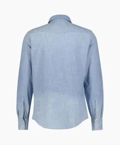 Clearance Overhemd Western Blauw Heren Overhemden