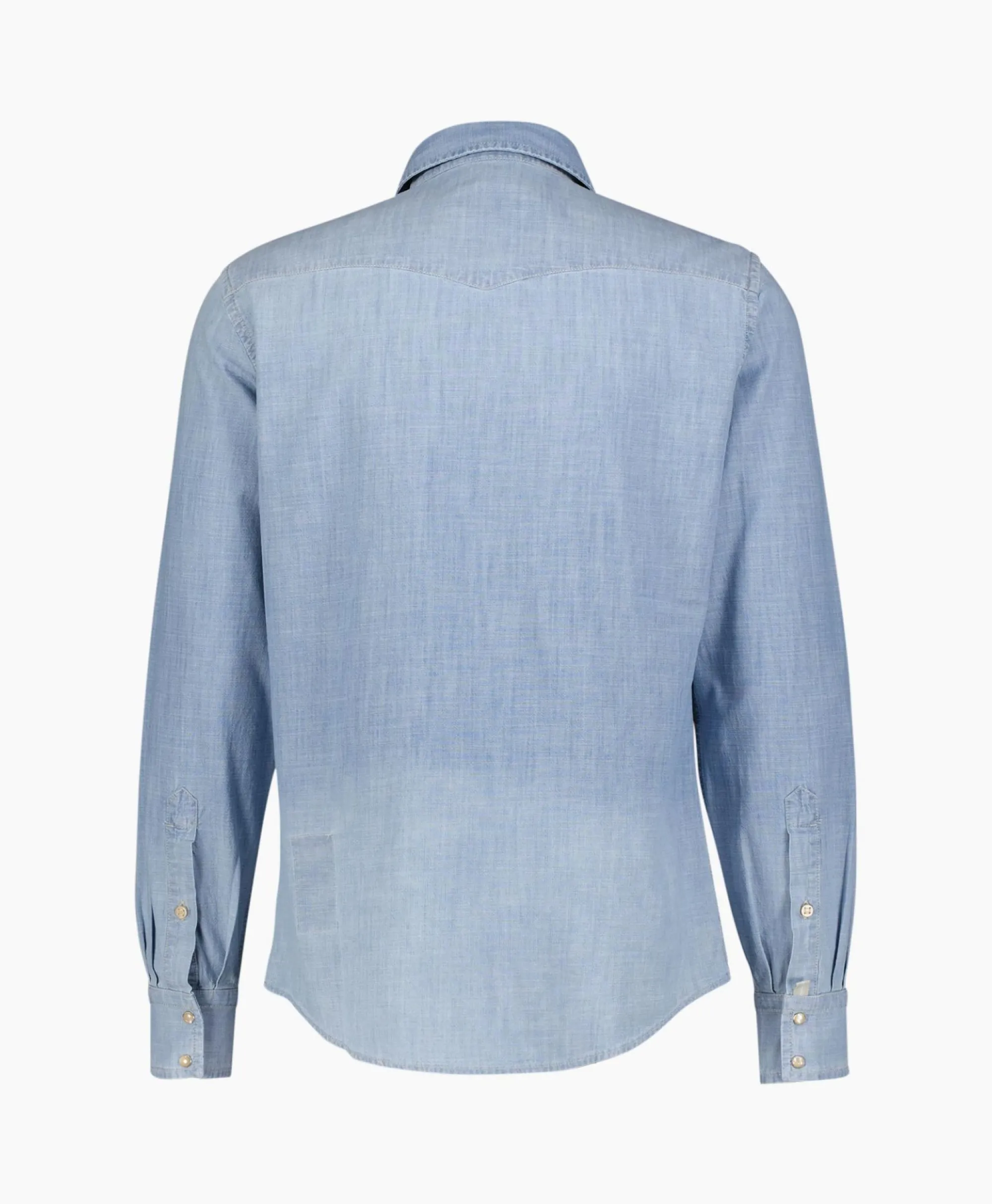 Clearance Overhemd Western Blauw Heren Overhemden