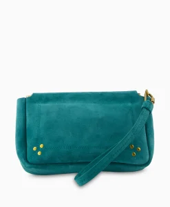 Discount Jerome Dreyfuss Clutch Clap M Groen Dames Tassen
