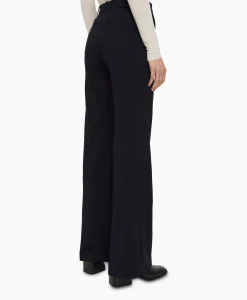 New Pantalon Morissey Tailor Wool Donker Blauw Dames Broeken