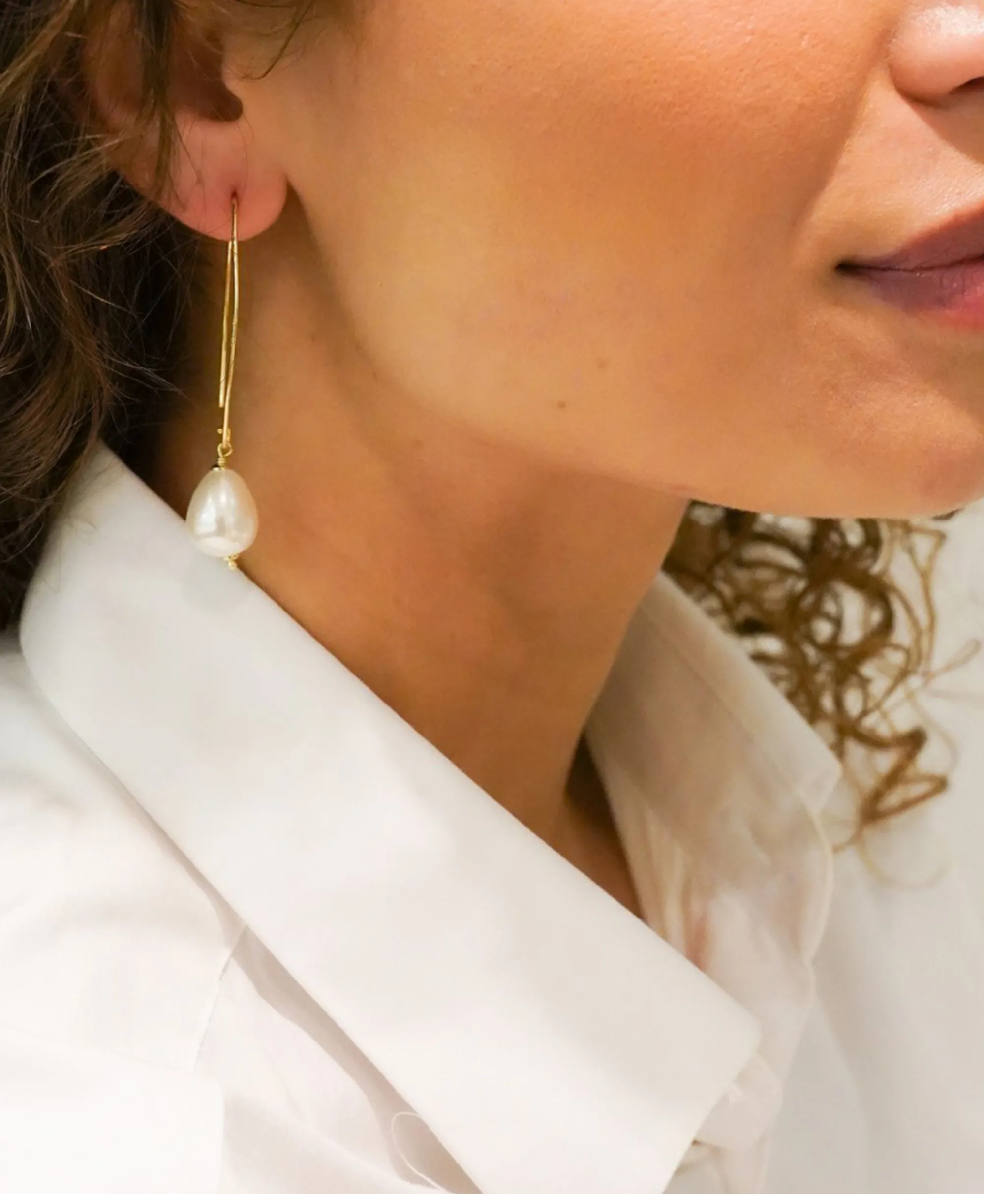 Best Oorbellen Ce Qu Drop Small Pearl Diversen Dames Sieraden