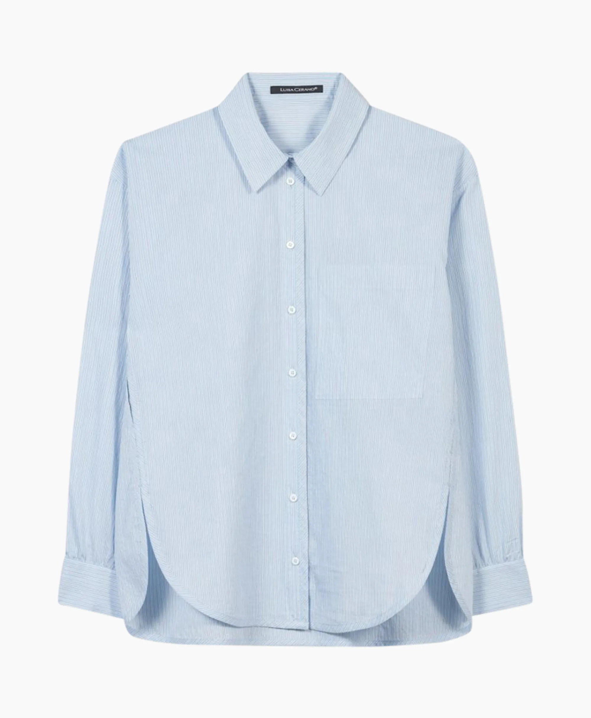 Discount Blouse 298442/3600-0 Blauw Dessin Dames Blouses