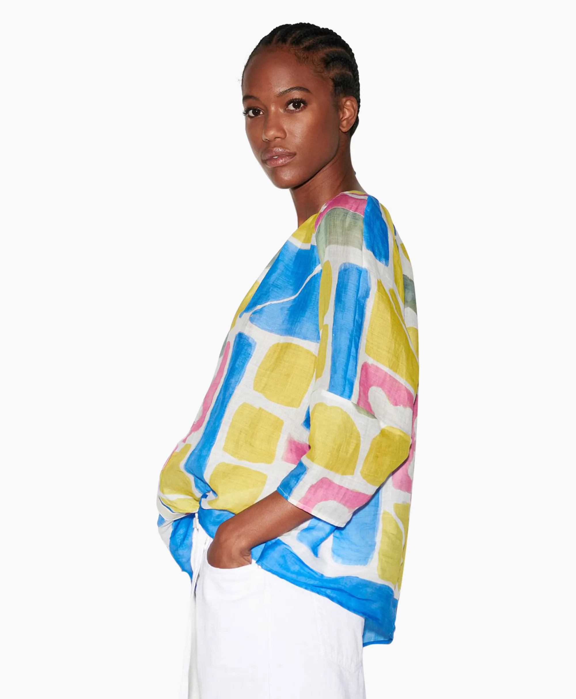 Best Blouse 298376/3625-0 Off White Dames Blouses